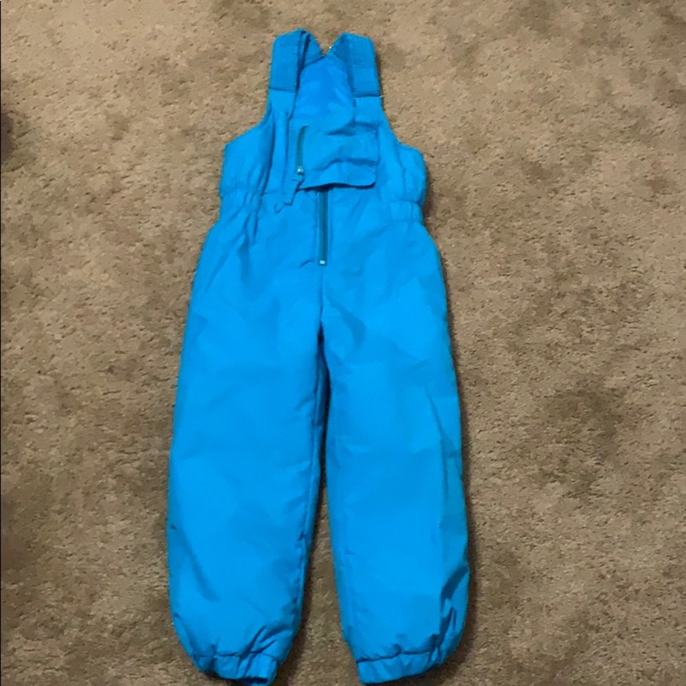 NWOT kids teal snow suit
